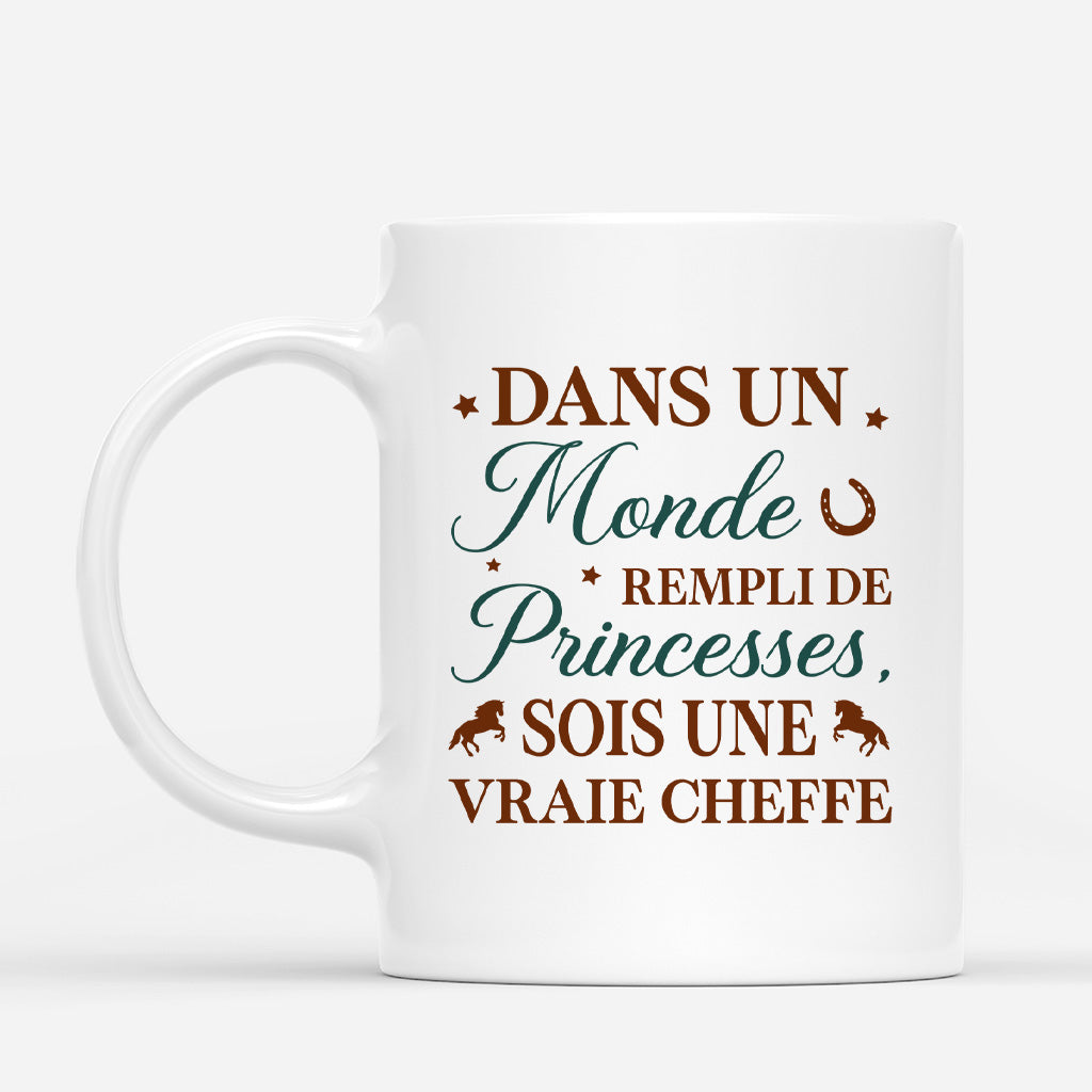 5291MFR2 mug cheval personnalisable sois une jument cheffe 5291m8kmu