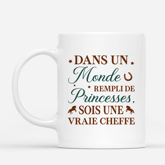 5291MFR2 mug cheval personnalisable sois une jument cheffe 5291m8kmu