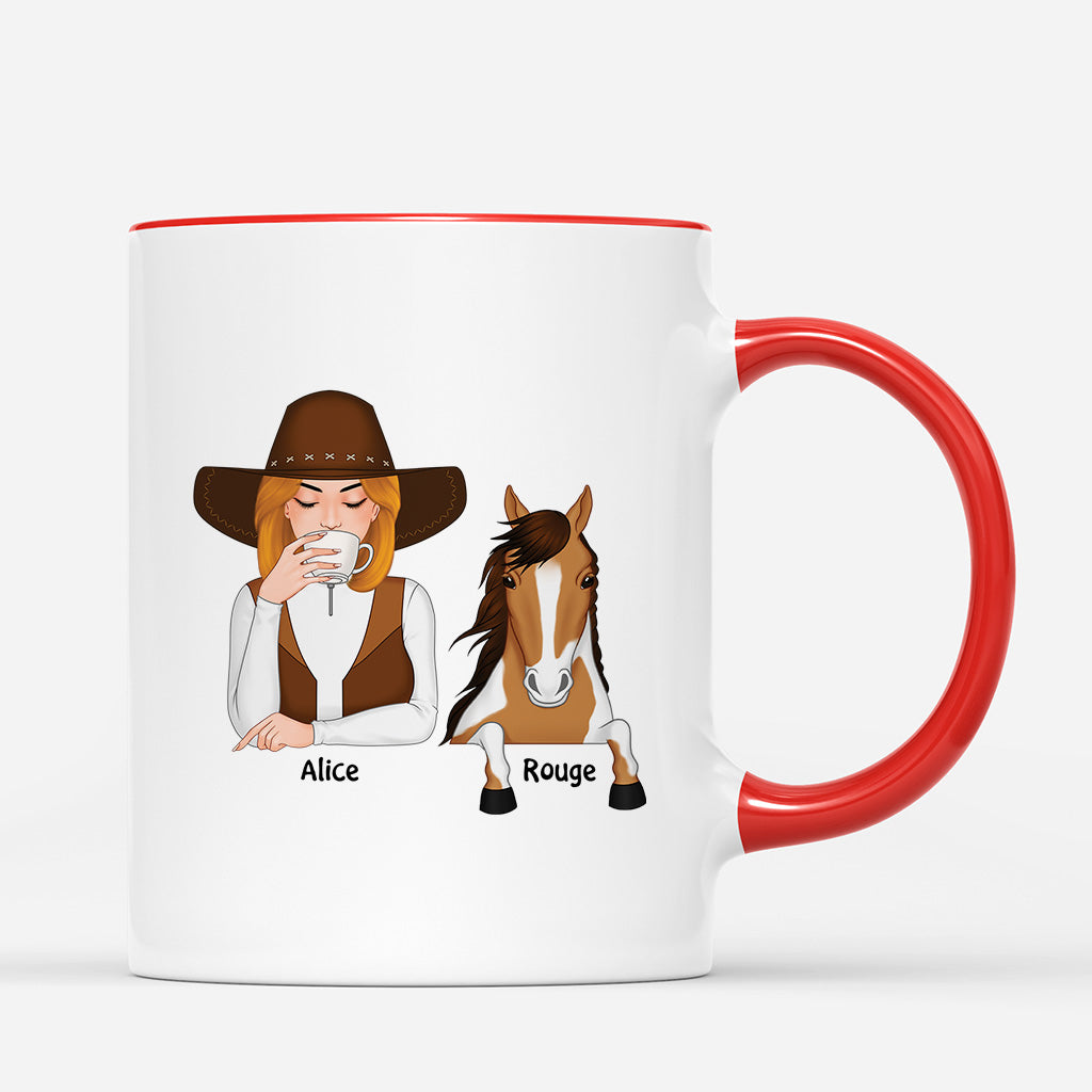 5291MFR3 mug cheval personnalisable sois une jument cheffe 5291m8kmu