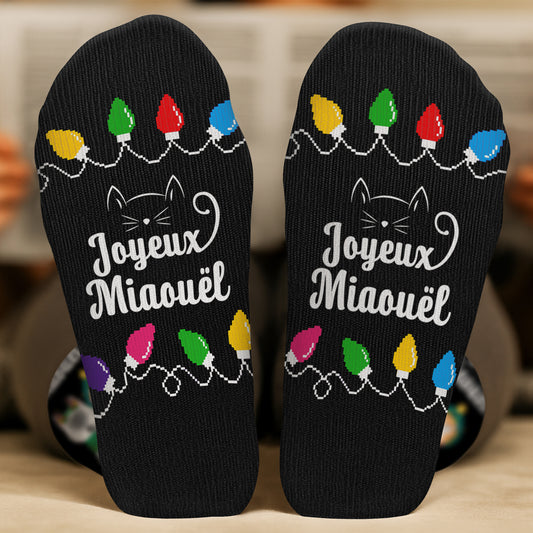5293JFR2 chaussettes personnalisees noel avec chat joyeux miaouel 5293jkmzd_1e6474b6 c151 42ff bc1a cfda8f54c070