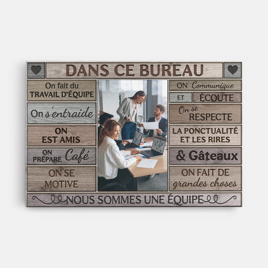 5296CFR1 toile personnalisee photo pour collegue dans ce bureau 5296cttno