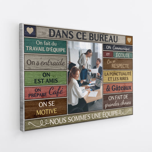 5296CFR2 toile personnalisee photo pour collegue dans ce bureau 5296cttno