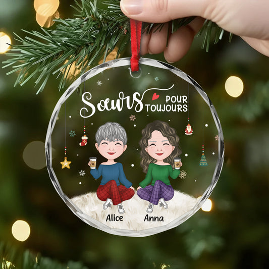 5352OFR2 meilleures amies pour toujours orement en verre personnalise 5352o8vnf