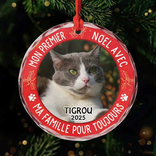 5353OFR1 orement en verre personnalise chat mon premier noel dans ma maison pour toujours 5353otgmd_3b703175 a660 4914 94e7 5f292b109990