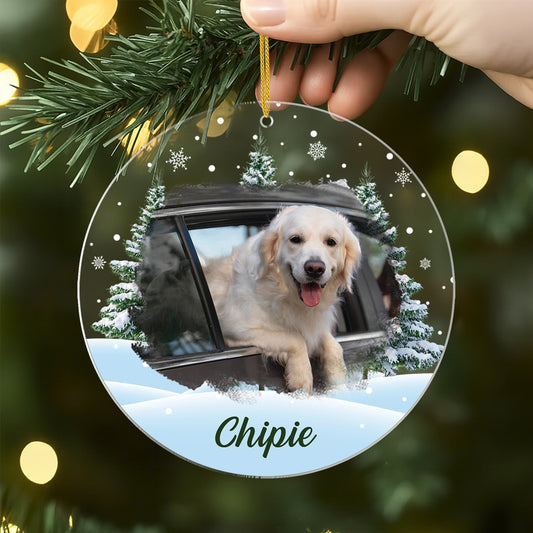 5379OFR2 ornement acrylique personnalise avec photo mon chien avec sapin de noel 5379okq5c_fb1c8aa6 65c4 4a0c 96eb 99889fc2d97d