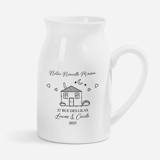 5385OFR1 vase personnalise famille notre nouvelle maison 5385okl0i