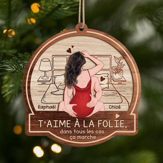 5419OFR1 ornement en bois a 2 couches personnalise pour couple t_aime a la folie 5419o6lqg