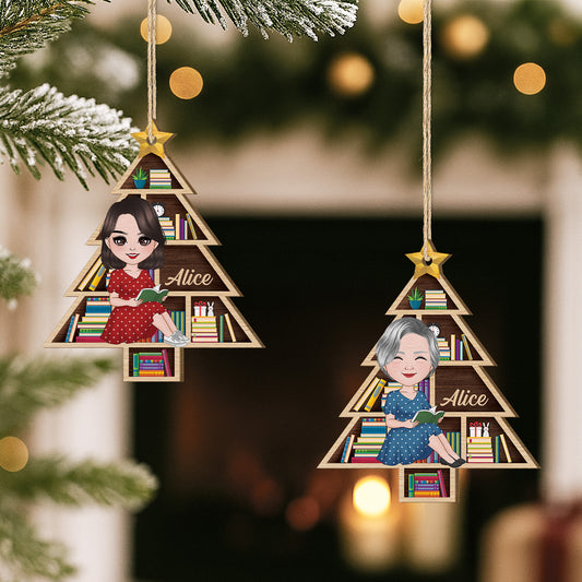 5442OFR2 ornement livre en bois a 1 couche personnalise pour femme 5442ottma