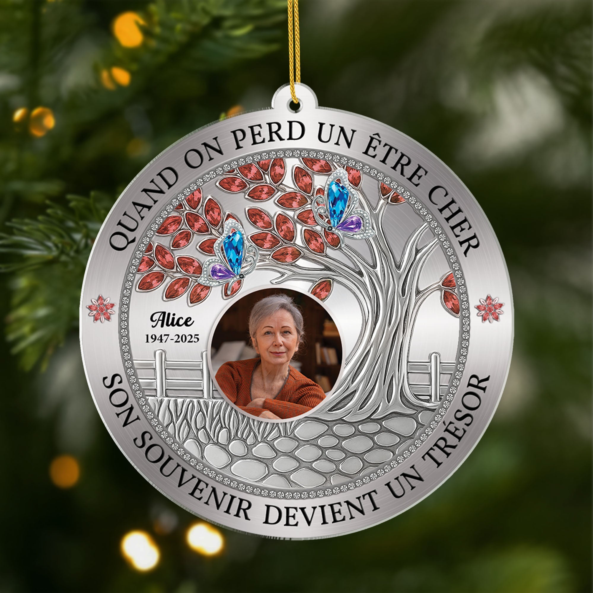 5470OFR1 ornement ornement en acrylique personnalise commemoratif quand on perd un etre cher 5470o3vza