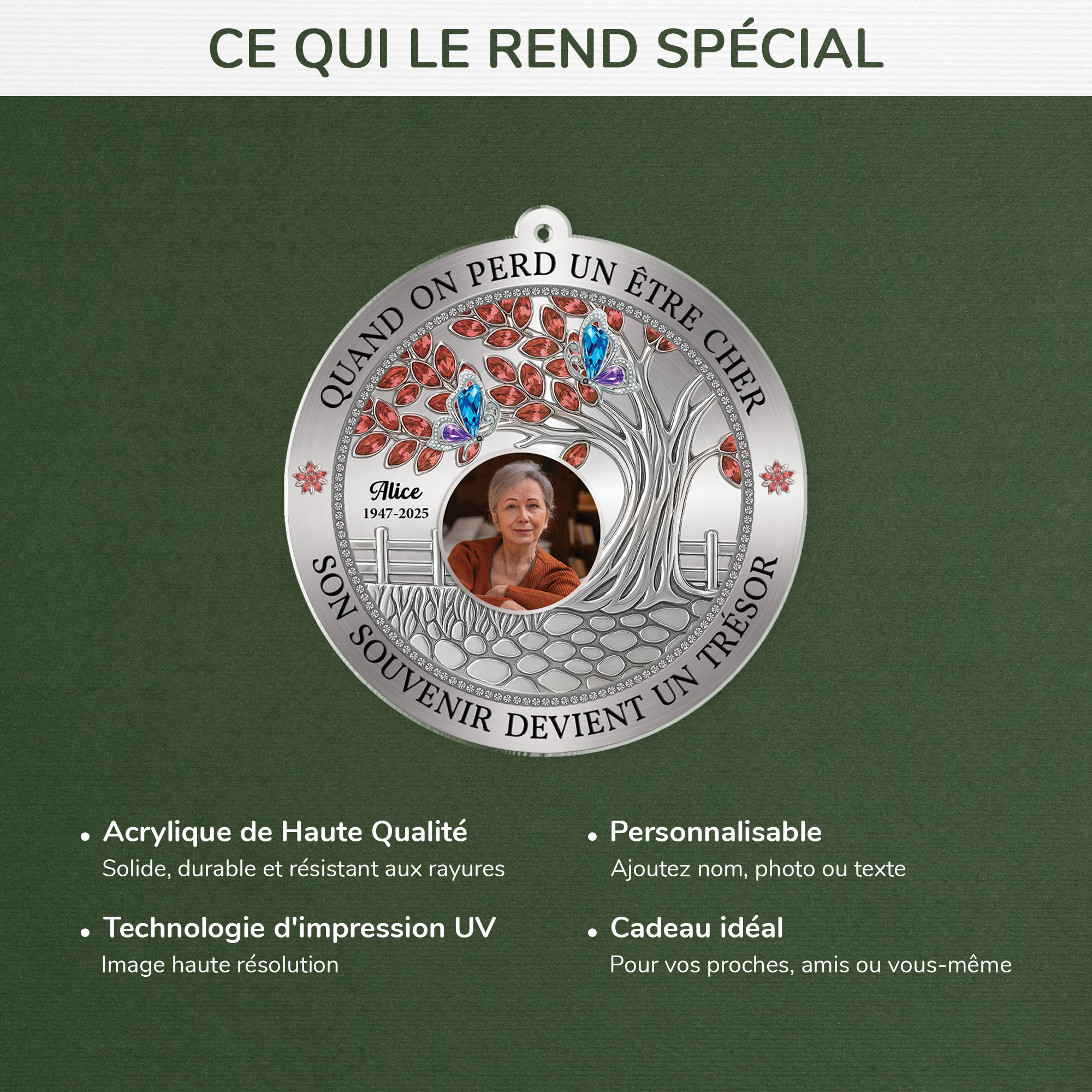 5470OFR4 ornement ornement en acrylique personnalise commemoratif quand on perd un etre cher 5470o3vza