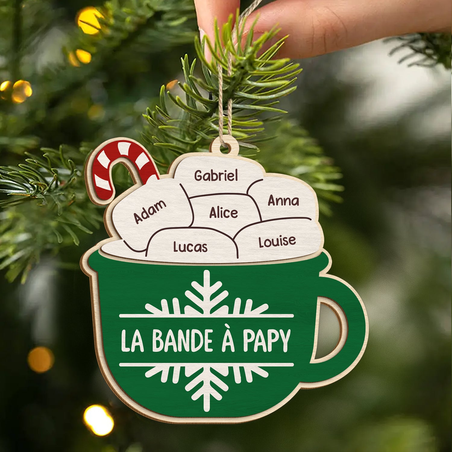 5472OFR2 ornement en bois a 1 couche personnalise la bande a papa version chocolat chaud 5472o_14335966 bbfe 4f08 96aa 28529bc5fb14