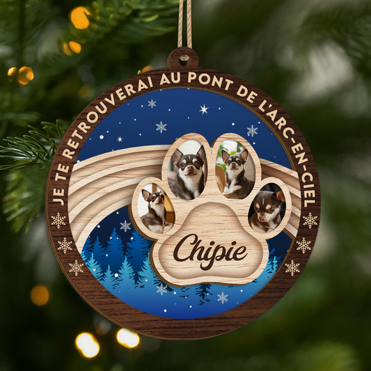 5491OFR1 ornement noel en bois a 2 couches commemoratif personnalise je te retrouverai au pont de larc en ciel 5491o6hqc_jpg