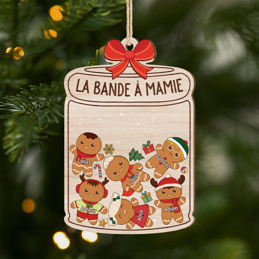 5534OFR1 ornement noel en bois a 1 couche personnalise pot a biscuits de maman 5534o3yma