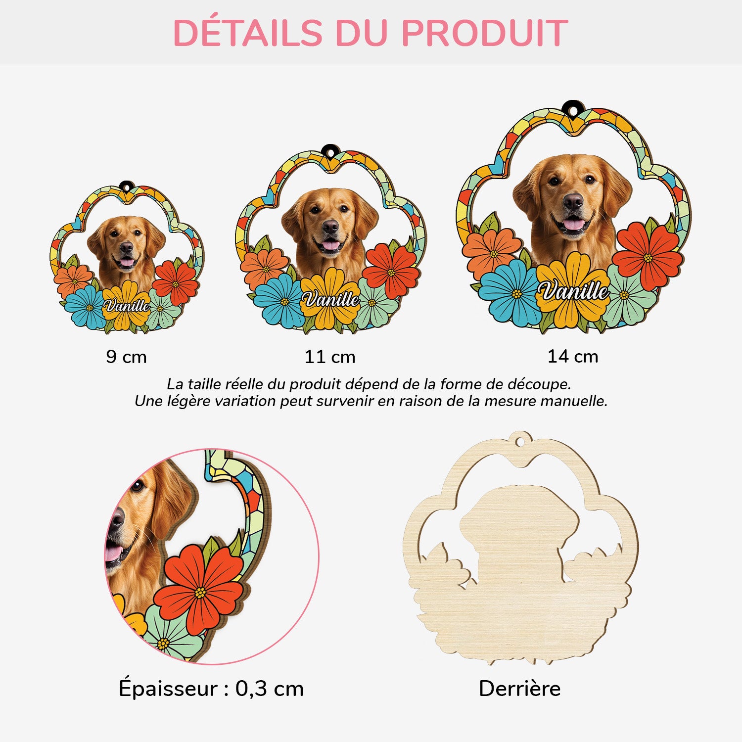5542OFR3 ornement en bois a 1 couche personnalise portrait floral de mon chien 5542o8lmc_f03da5f8 9bda 4a2e 99c1 da62f597dae4