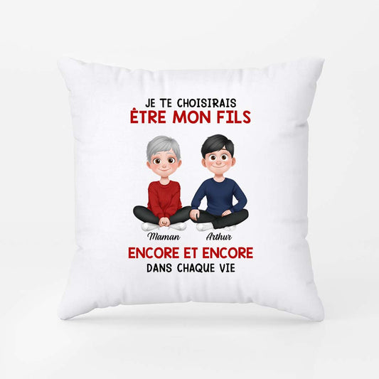 5545PFR2 coussin personnalise pour fille et fils je te choisirais pour etre ma fille 5545p8laa