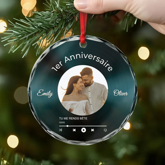 5549OFR2 ornement en verre personnalise couple avec photo notre vinyle anniversaire 5549o5u5g_afa11c14 5386 457d 8350 b46ab4c7cbb6