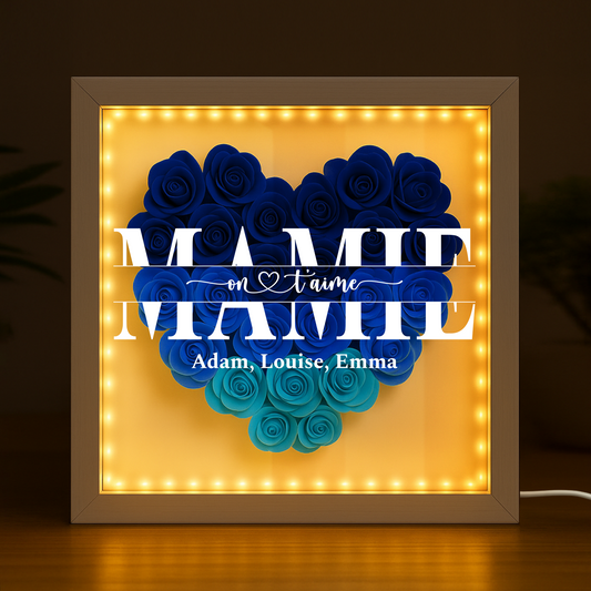 5556OFR2 boite a fleurs personnalise pour maman maman nous taimons 5556o