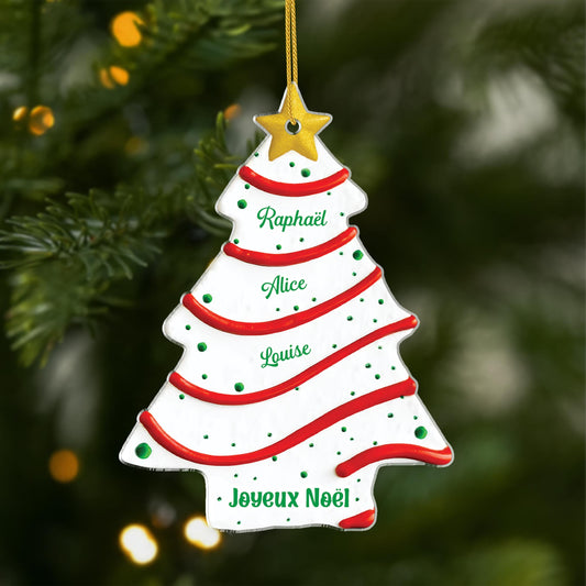 5655OFR1 ornement noel en acrylique personnalise pour ami famille collegue joyeux noel sapin avec prenom 3d 5655okvai