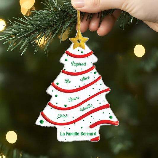 5655OFR2 ornement noel en acrylique personnalise pour ami famille collegue joyeux noel sapin avec prenom 3d 5655okvai