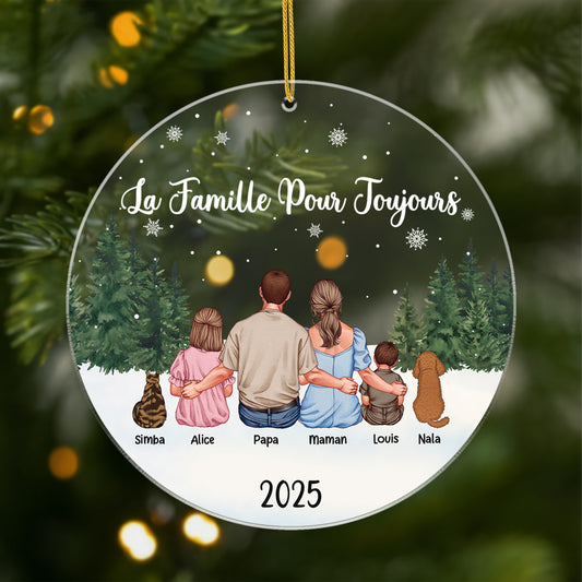 5671OFR1 ornement noel en acrylique personnalise avec chat chien joyeux noel a ma famille 5671o6tzi