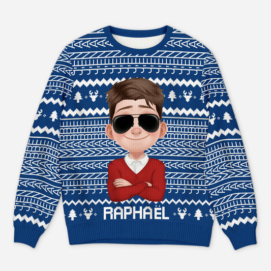 5717WFR1 pull moche de noel personnalise jen ai marre 5717w6lqa