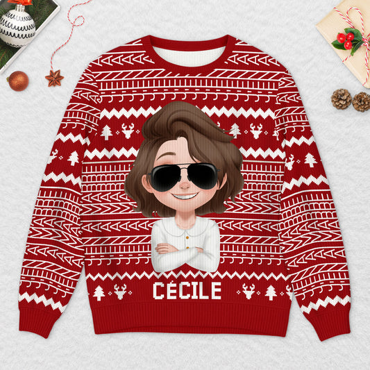 5717WFR2 pull moche de noel personnalise jen ai marre 5717w6lqa