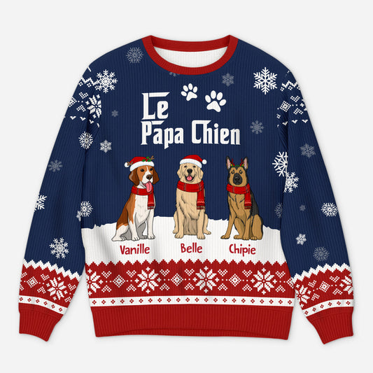 5719WFR1 pull moche de noel personnalise papa chien 5719w6tnc_bea7b7f7 0af1 4394 bfd5 979b47b5bdbb