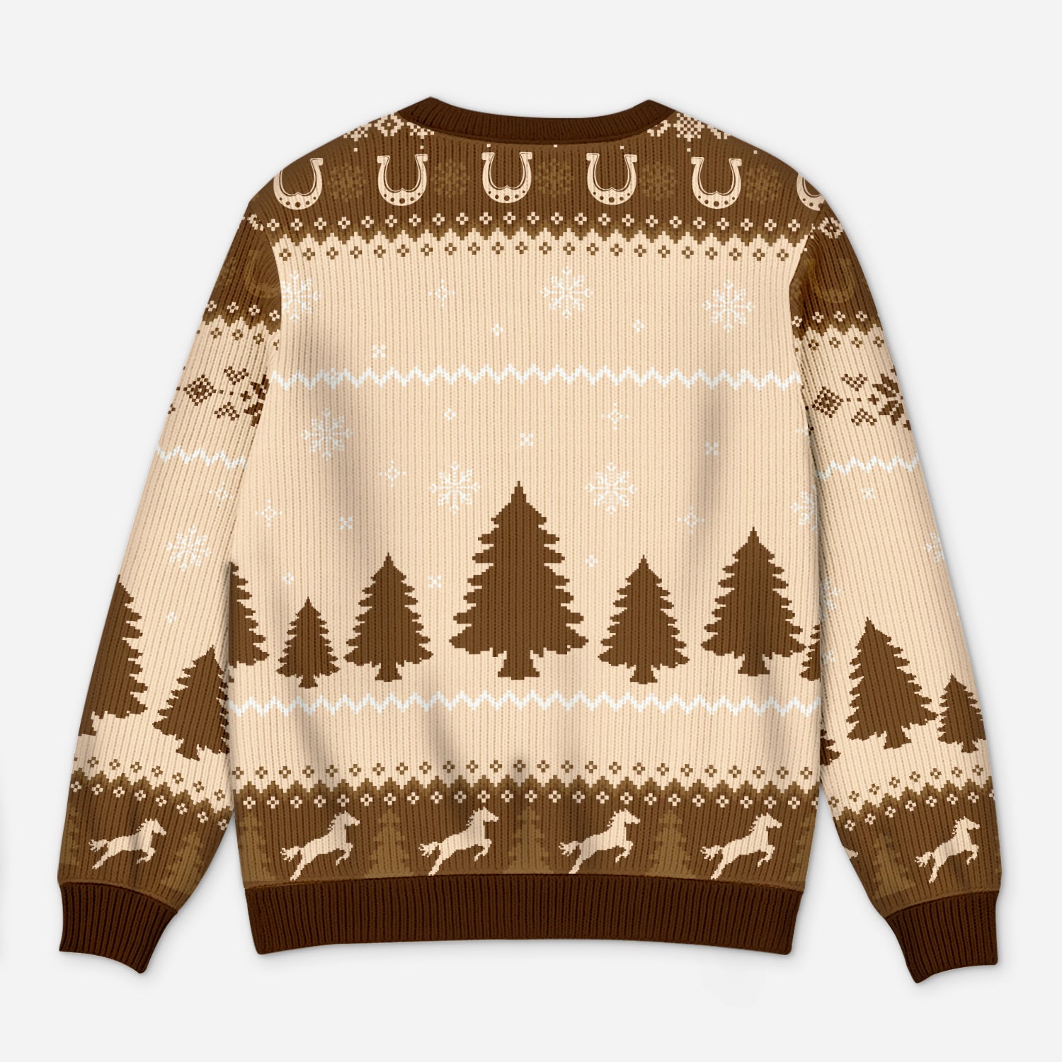 5830WFR3 pull moche de noel personnalise des empreintes de sabots 5830w6tna