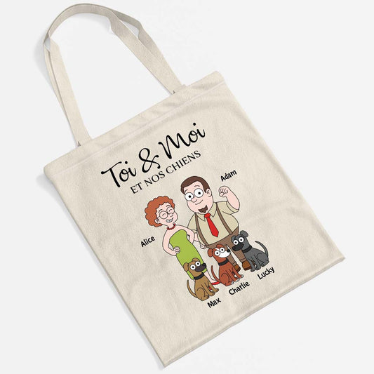 5854BFR2 tote bag personnalise couple toi moi et le chien 5854bkq7c_506845fb 4c90 4aac b6d3 628e166e7ffe