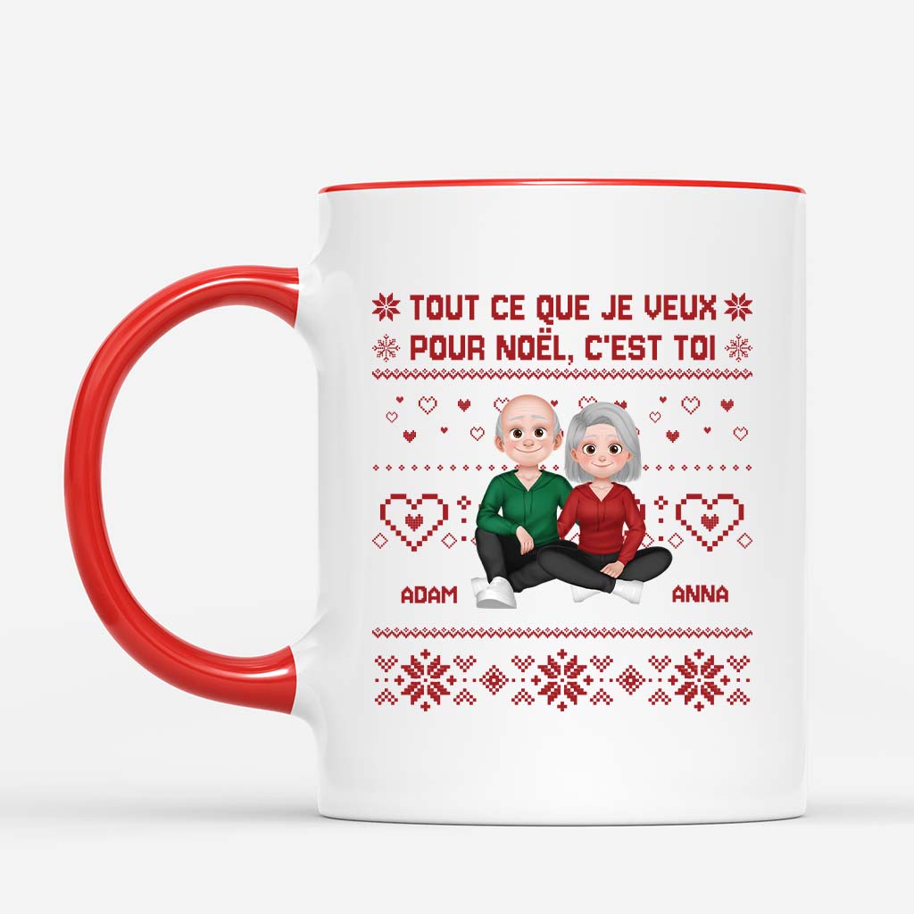 5860MFR2 mug personnalise couple tout ce que je veux pour noel cest toi 5860mkzng