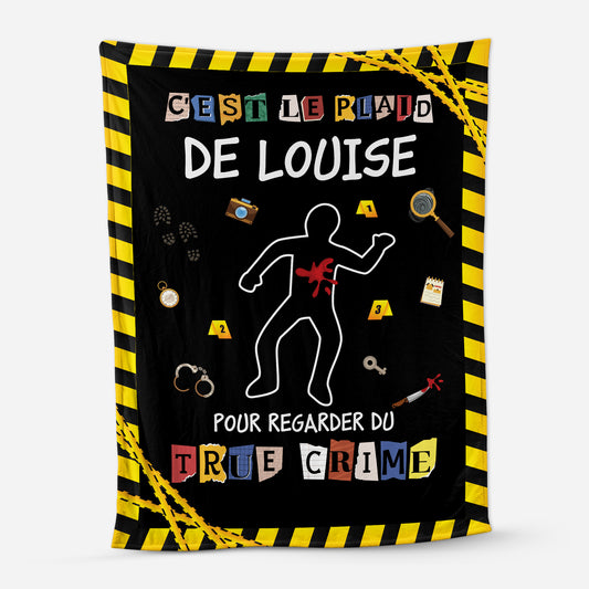 5873BFR1 plaid personnalise le plaid pour regarder des true crime 5873btvna