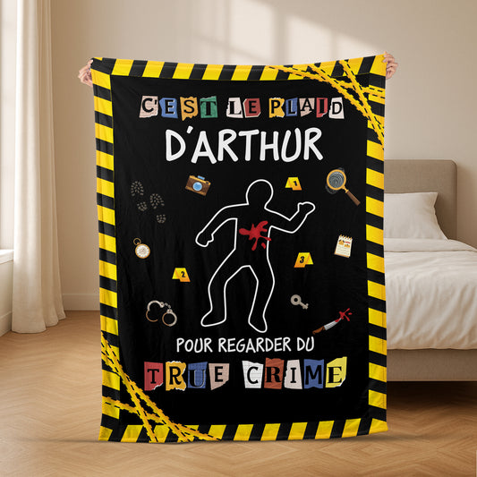 5873BFR2 plaid personnalise le plaid pour regarder des true crime 5873btvna
