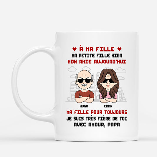 5893MFR1 mug personnalise papa et maman nous sommes fiers de toi 5893m6htb