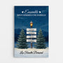 5909CFR1 toile de noel personnalisee ensemble nous sommes une famille 5909c3vmi
