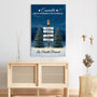 5909CFR3 toile de noel personnalisee ensemble nous sommes une famille 5909c3vmi