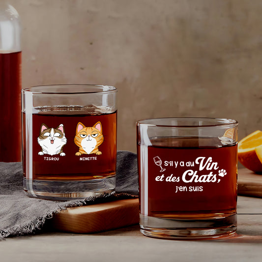 5930IFR1 verre a whisky personnalise s_il y a du vin et des chats 5930i6vqd