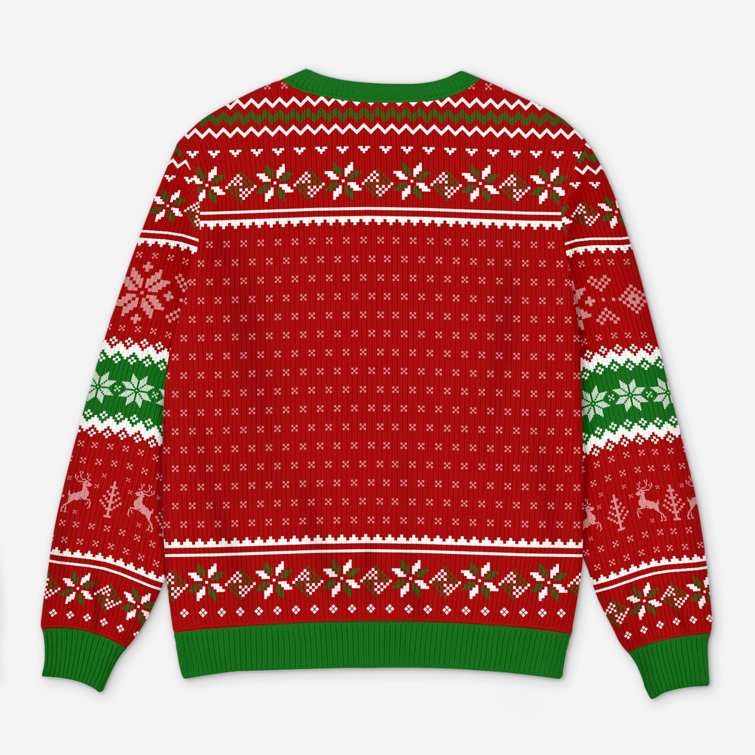 5943WFR3 pull de noel moche personnalise avec chien humain de service 5943wkknc