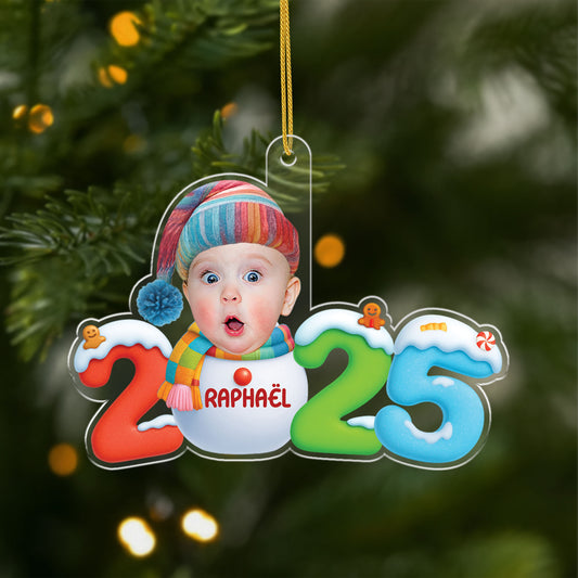 5946OFR1 effet dimpression 3d ornement acrylique personnalise pour enfant bonbon de noel 5946okvqk