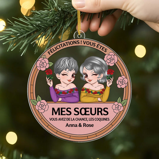 5948OFR2 ornement acrylique personnalise tu es ma meilleure amie 5948okzta