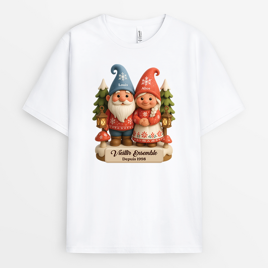 5953AFR1 t shirt personnalise couple de noel vieillir ensemble 5953akh5g