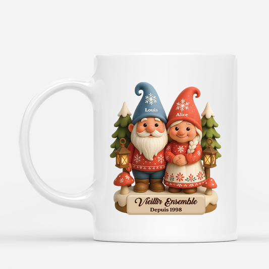 5953MFR1 mug personnalise couple vieillir ensemble 5953m