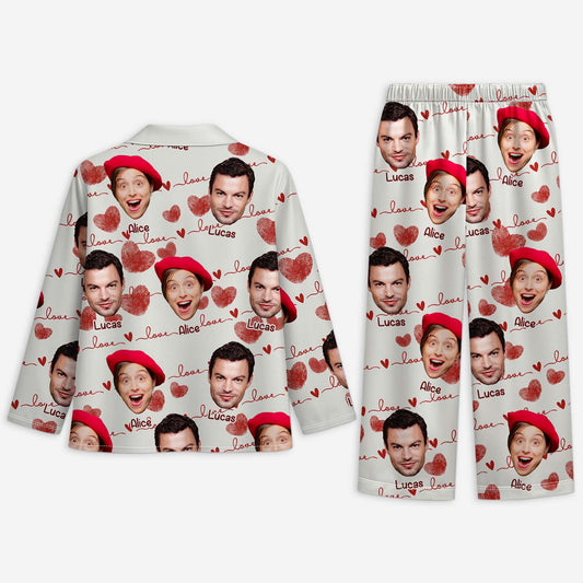 5973VFR1 pyjama couple personnalise avec photo ensemble 5973vtlzg_2