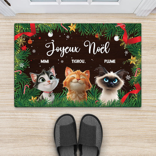 5974DFR2 paillasson chat personnalise joyeux noel 5974DTKAD_20c06035 ab5c 486b 97b6 e1c120d6af2e