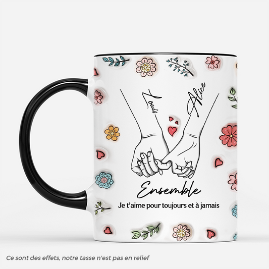 6011MFR2 effet dimpression 3d mug personnalise couple ensemble 6011mtt5g