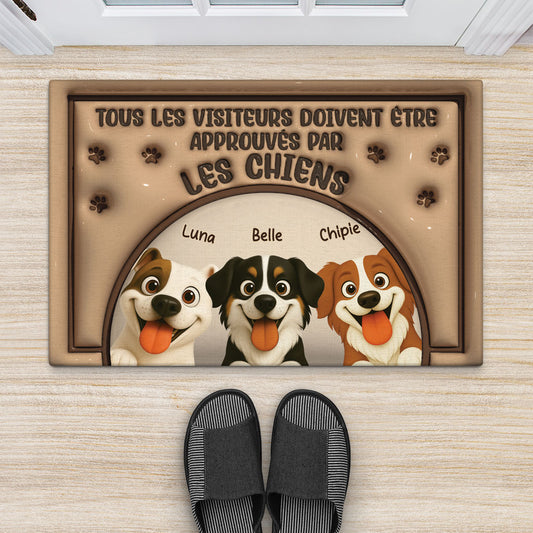 6049DFR2 effet dimpression 3d paillasson personnalise chien tous les visiteurs 6049d6tac_56b8e47a f474 4a4a 932f cedc27d7aeec