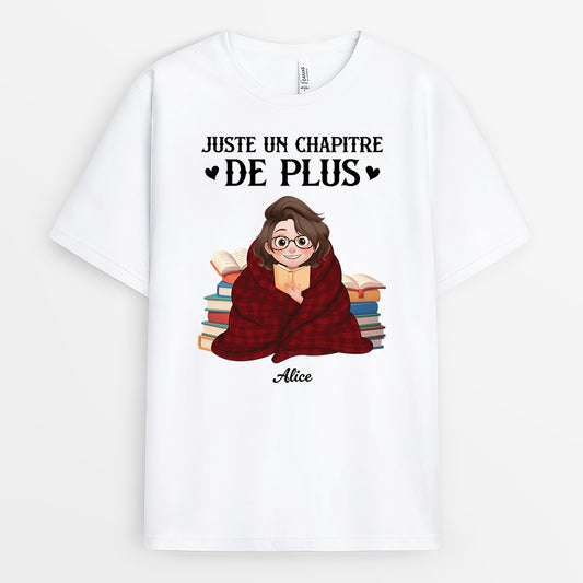 6060AFR1 t shirt personnalise pour femme et homme encore un chapitre jaime ce livre 6060a