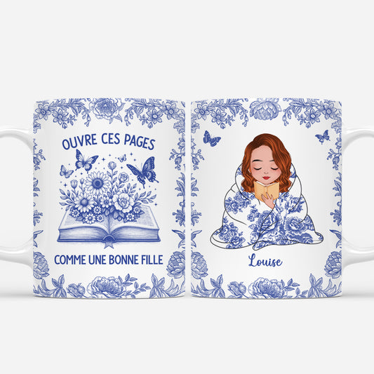 6065MFR1 mug personnalise pour femme qui aime les livres ouvre ces pages 6065m8vza