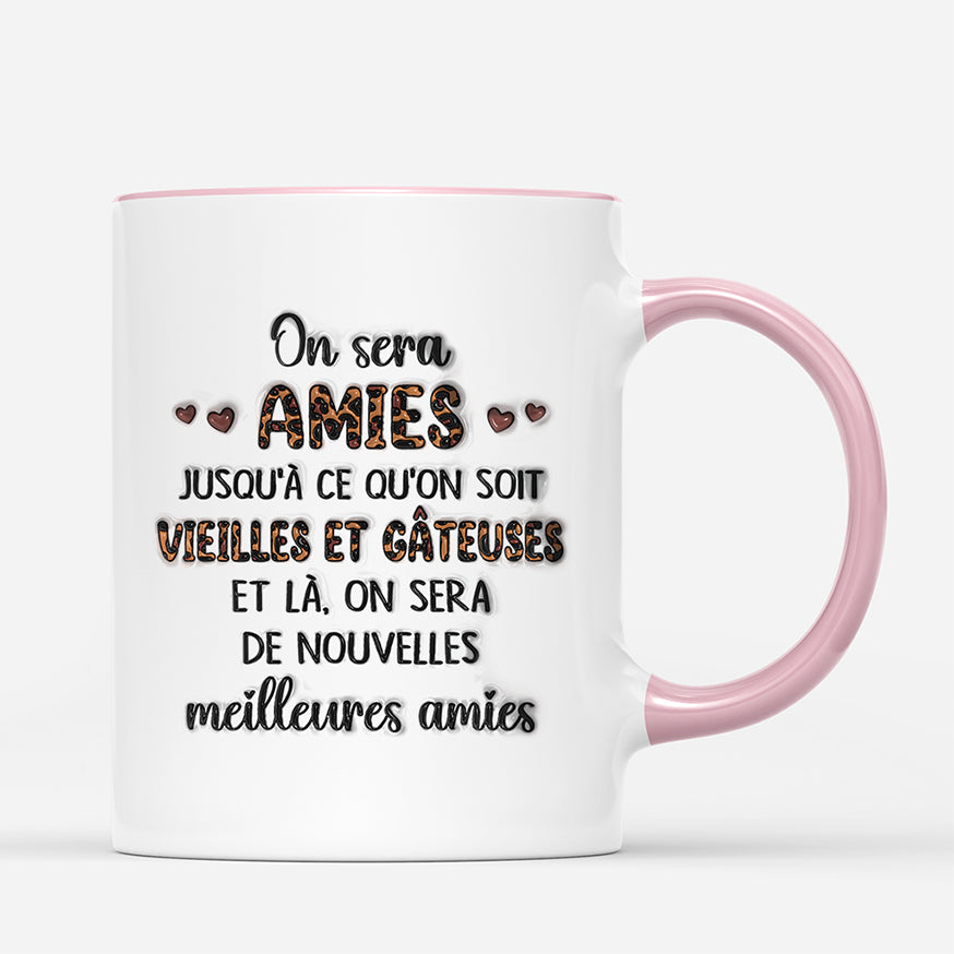 6068MFR3 effet dimpression 3d mug personnalise nous serons amies 6068m8qtf