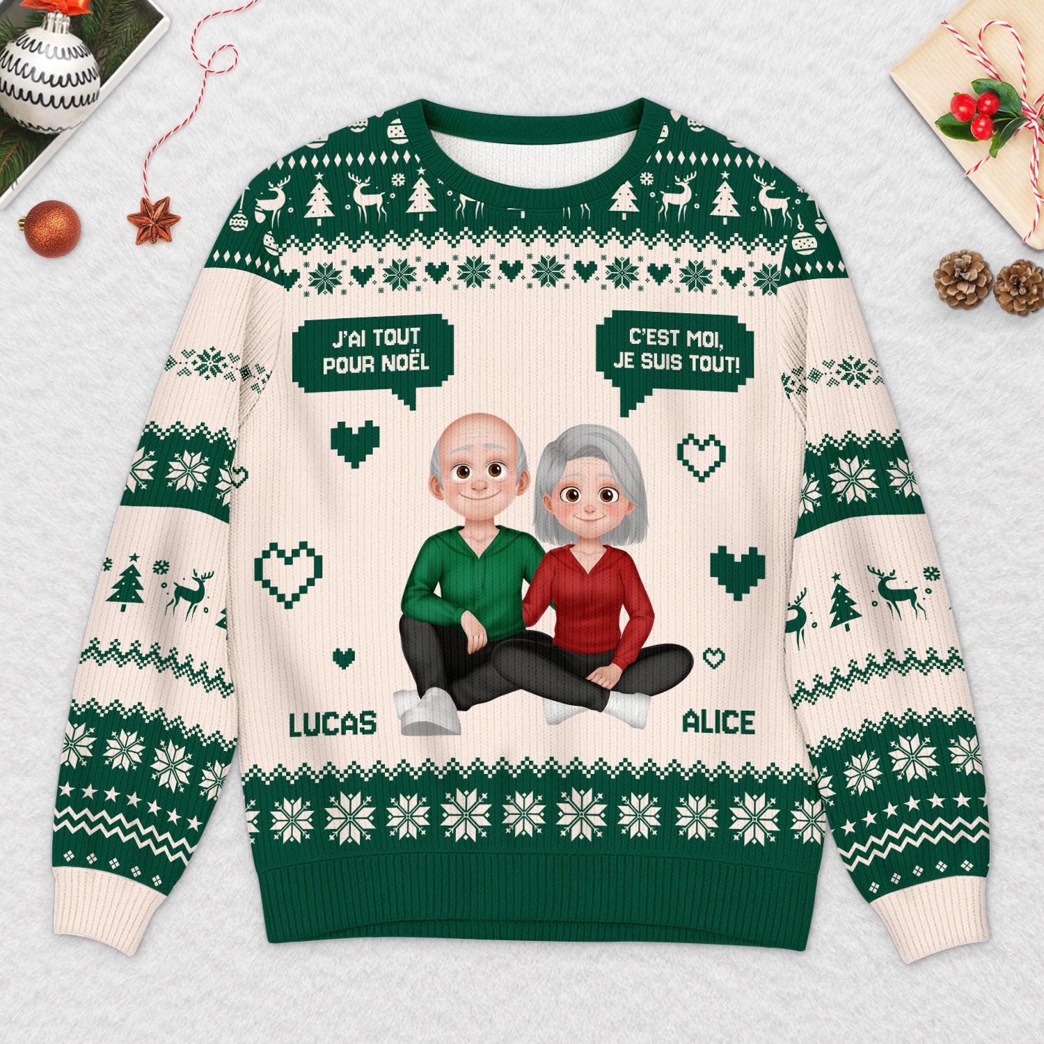6125WFR2 pull de noel moche personnalise j_ai tout pour noel cest toi 6125w