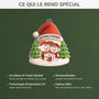 6187OFR4 effet dimpression 3d ornement noel acrylique personnalise famille joli bonhomme de neige 6187oklni